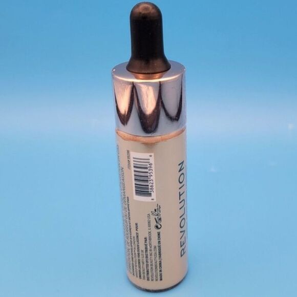 SEALED Makeup Revolution Euphoric Gold Liquid Highlighter - NEW - Picture 3 of 5